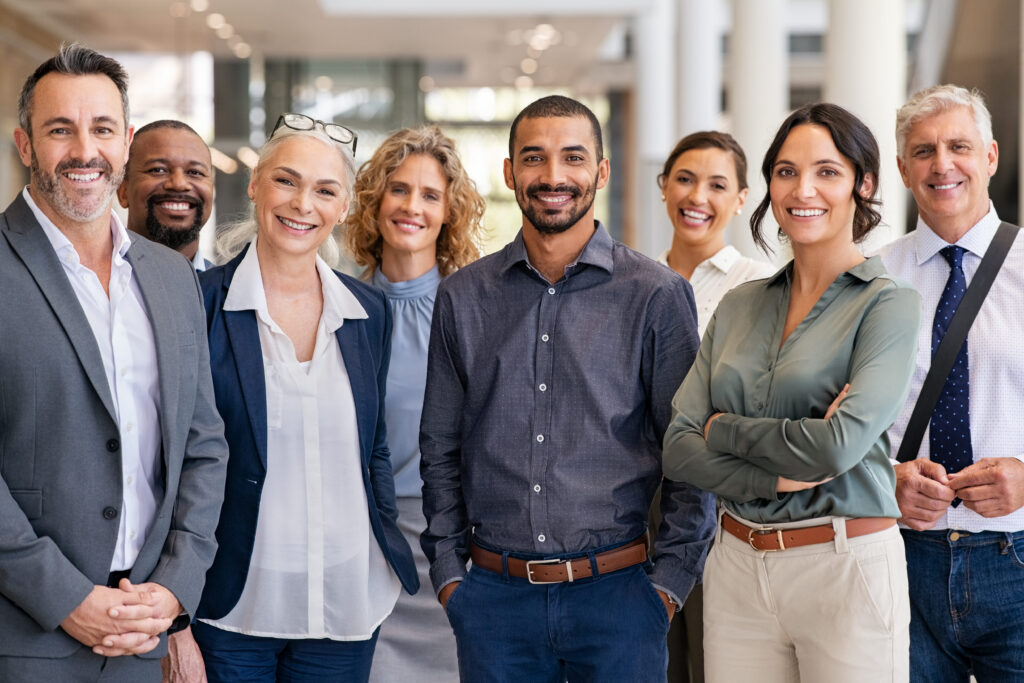 Employees in the office